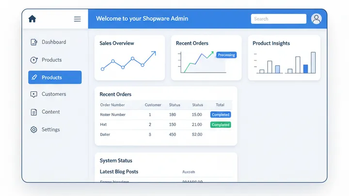 Shopware vs. Spryker: Welches Shopsystem passt? - Illustration 1